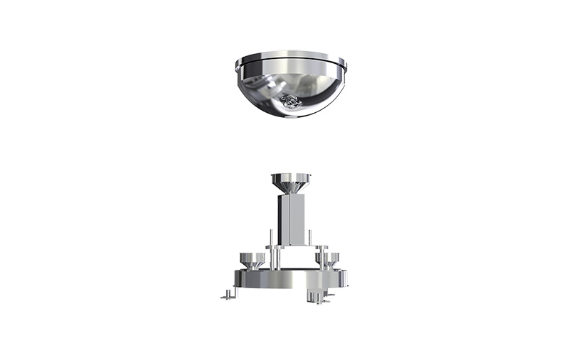 F-YL100 Φ200mm Tipping Bucket Rain Gauge, 0.2/0.5mm Resolution